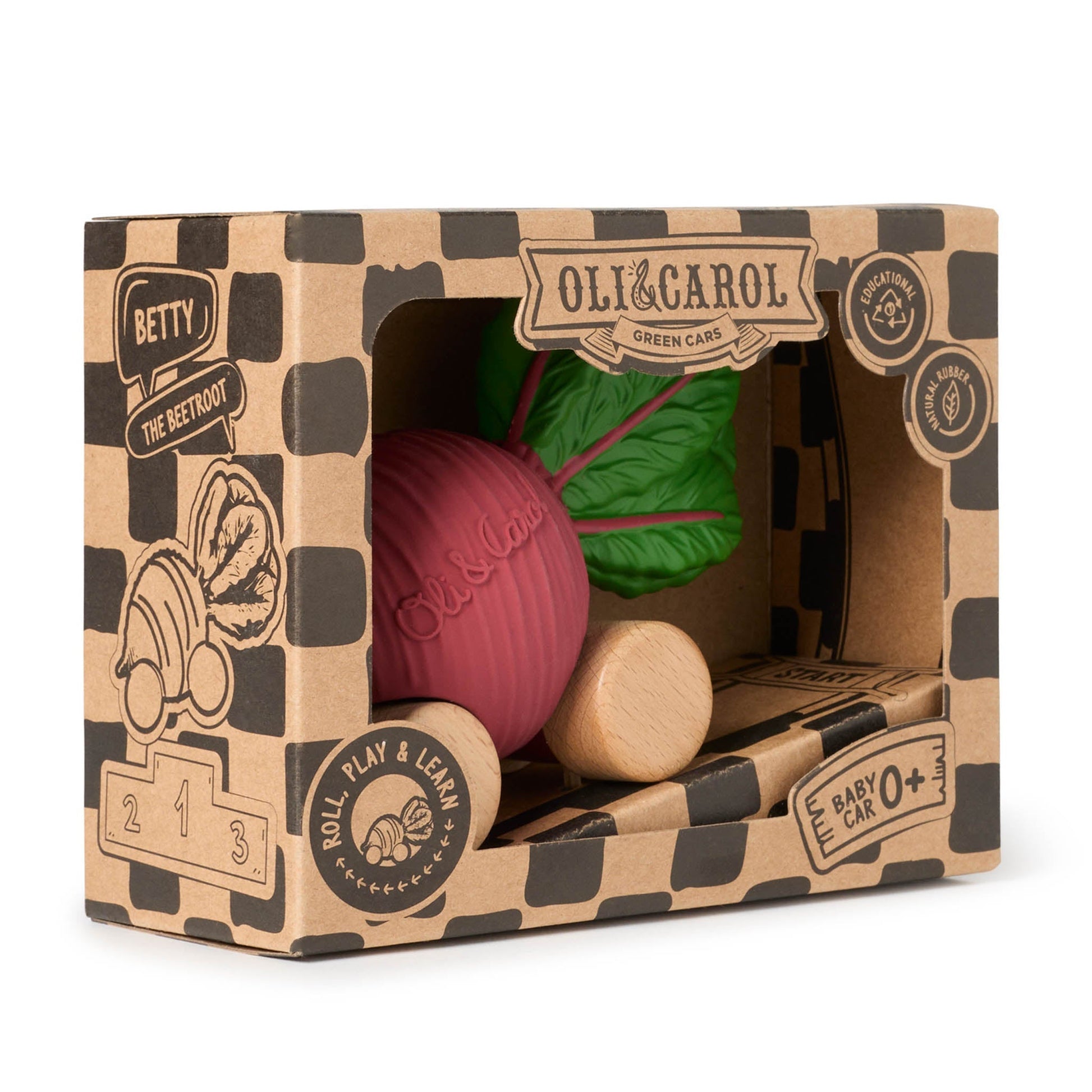 Oli & Carol Betty the Beetroot Car - Toby Tiger