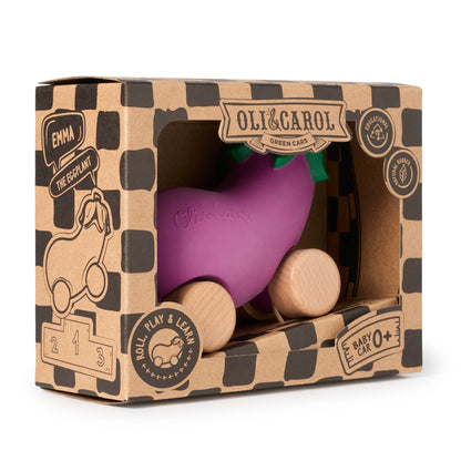 Oli & Carol Emma the Aubergine Car - Toby Tiger