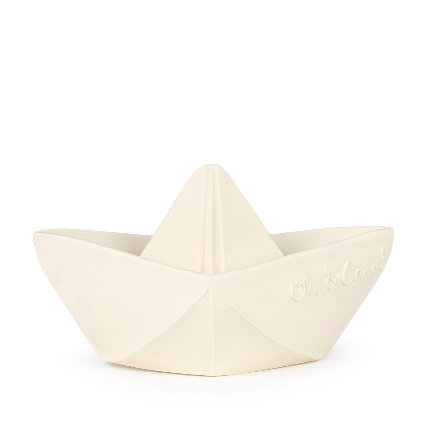 Oli & Carol Origami Boat White - Toby Tiger