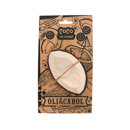 Oli & Carol Coco the Coconut Teether - Toby Tiger