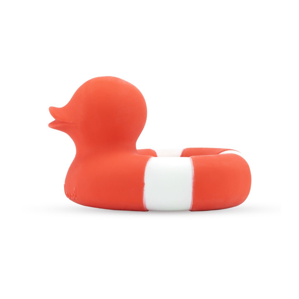 Oli & Carol Floatie Duck Red Bath Toy - Toby Tiger