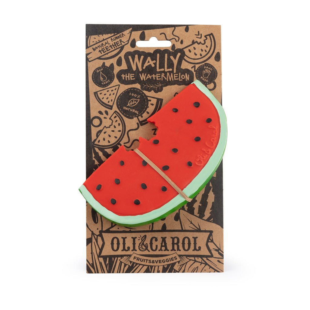 Oli & Carol Wally the Watermelon Teether - Toby Tiger