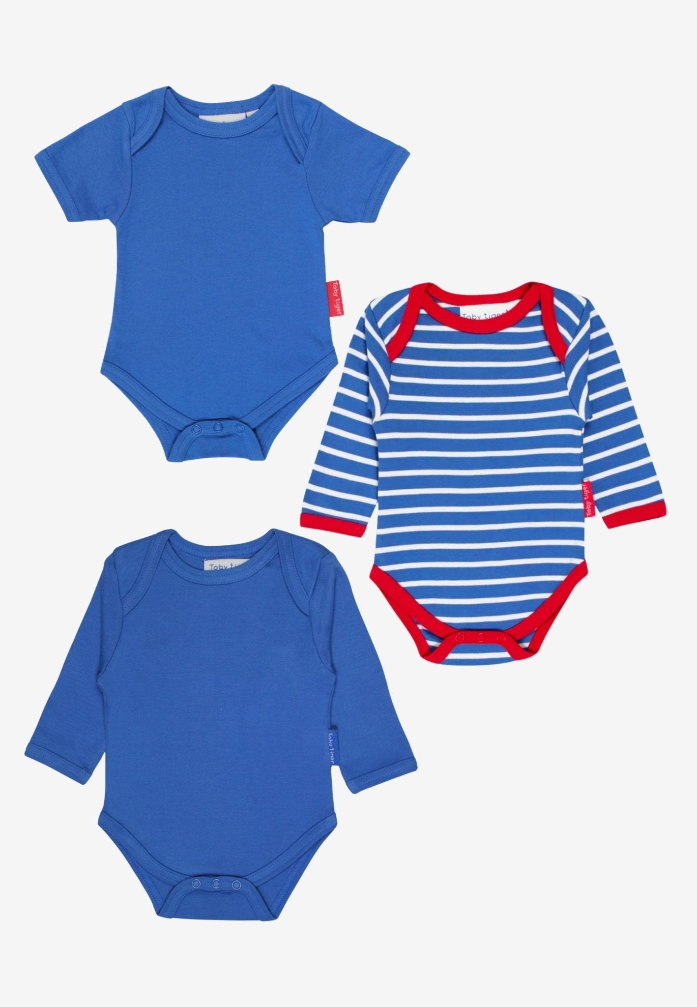 Organic Blue Basics Baby Bundle - Toby Tiger