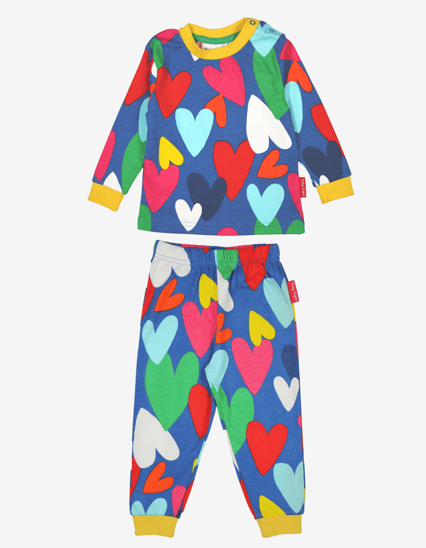 Organic Heart Print Pyjamas