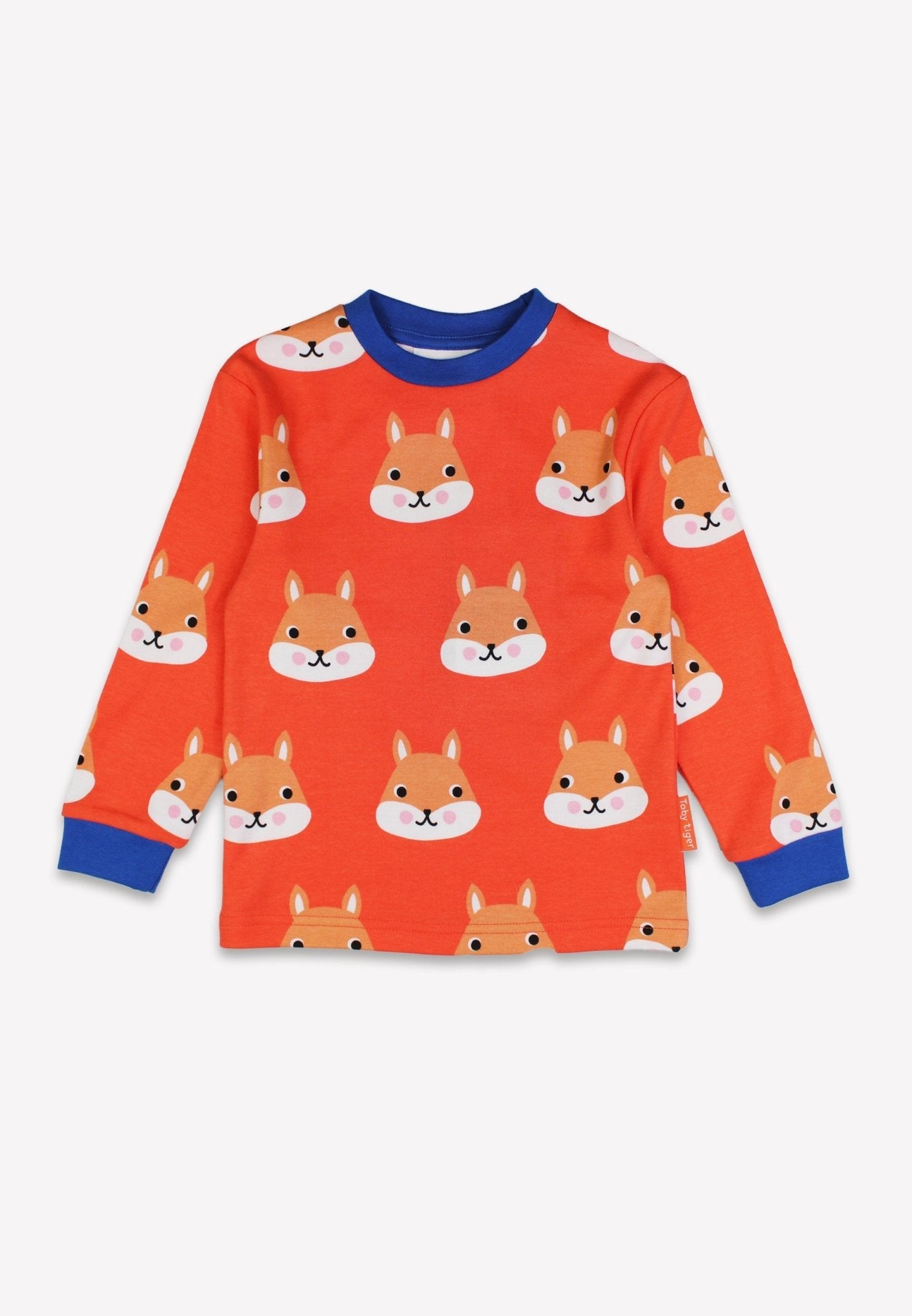 Organic Squirrel Print Pyjamas - Toby Tiger