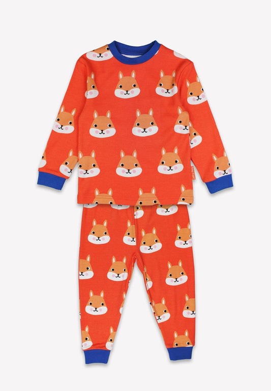 Organic Squirrel Print Pyjamas - Toby Tiger
