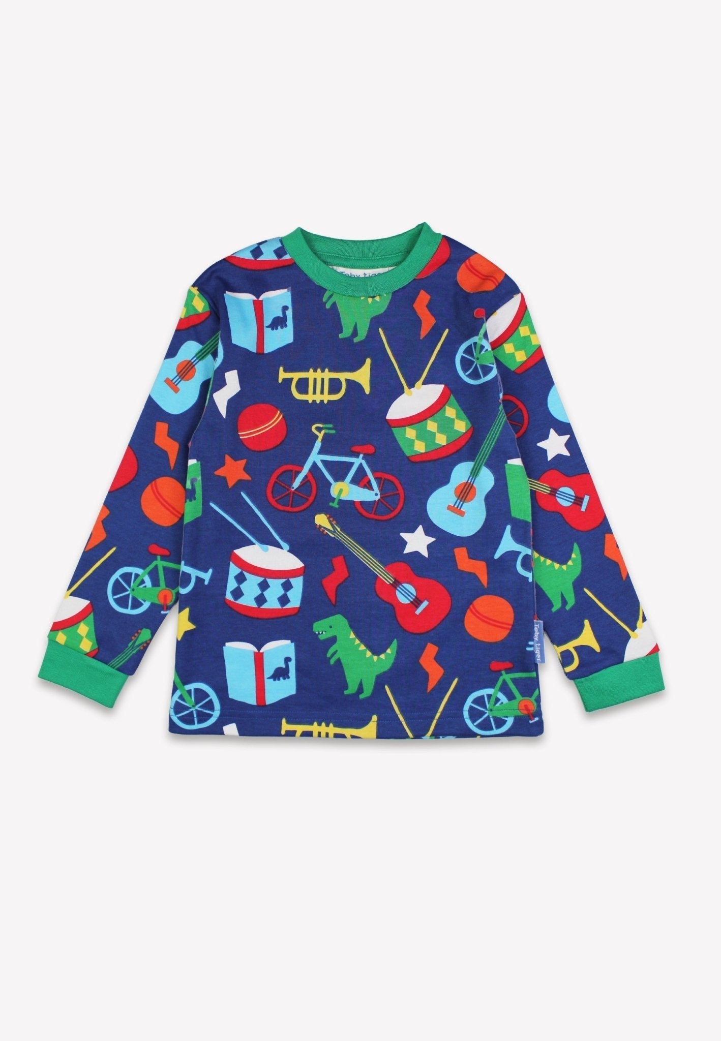 Organic Toys Print Pyjamas - Toby Tiger