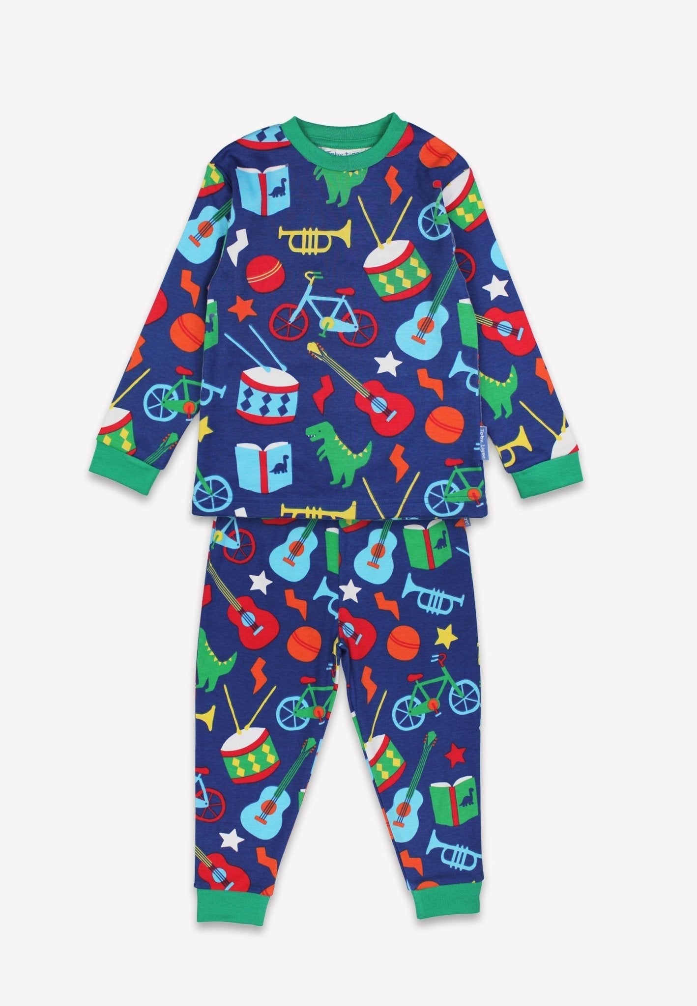 Organic Toys Print Pyjamas - Toby Tiger