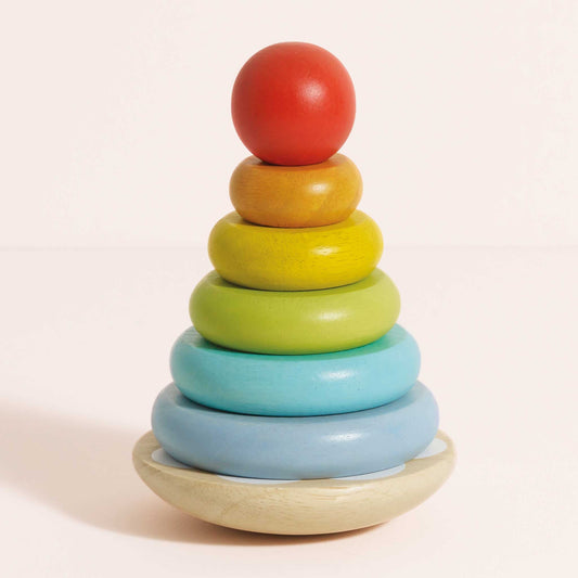 Rainbow Stacking Tower - Toby Tiger UK