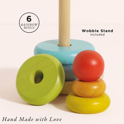Rainbow Stacking Tower - Toby Tiger UK