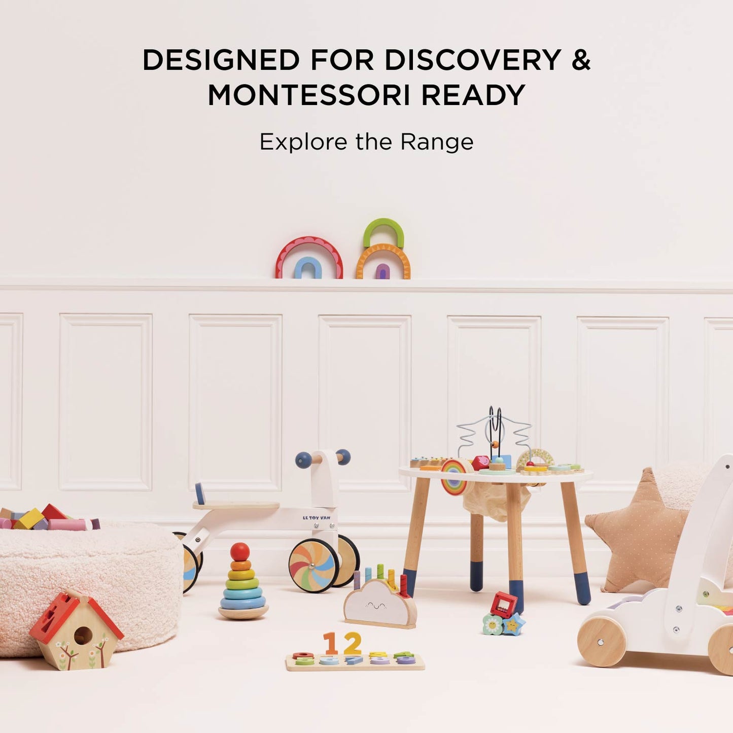 Wooden Bird House Shape Sorter - Toby Tiger UK