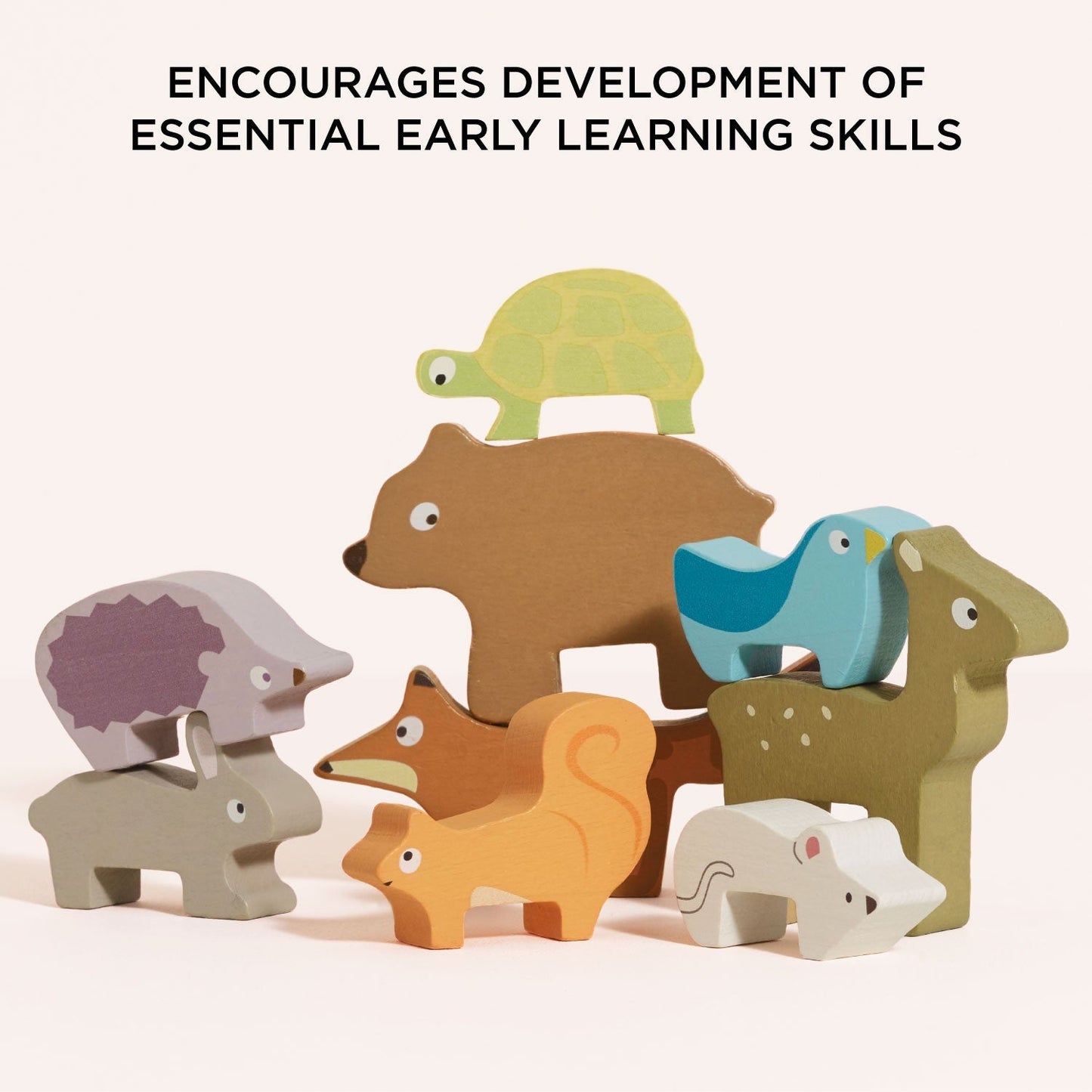 Woodland Stacking Forest Animals & Bag - Toby Tiger UK