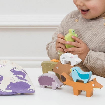 Woodland Stacking Forest Animals & Bag - Toby Tiger UK