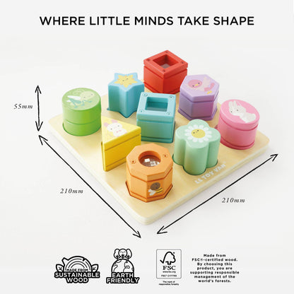 Rainbow Sensory Shape Sorter - Toby Tiger UK
