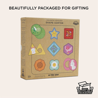 Rainbow Sensory Shape Sorter - Toby Tiger UK