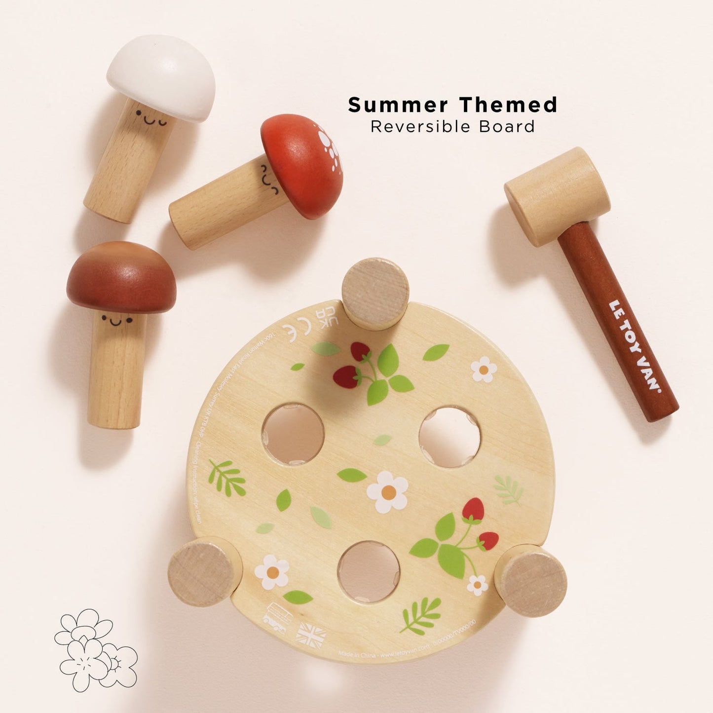 Woodland Mushroom Hammer Game - Toby Tiger UK