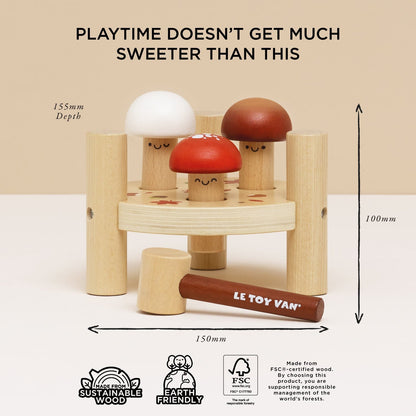 Woodland Mushroom Hammer Game - Toby Tiger UK
