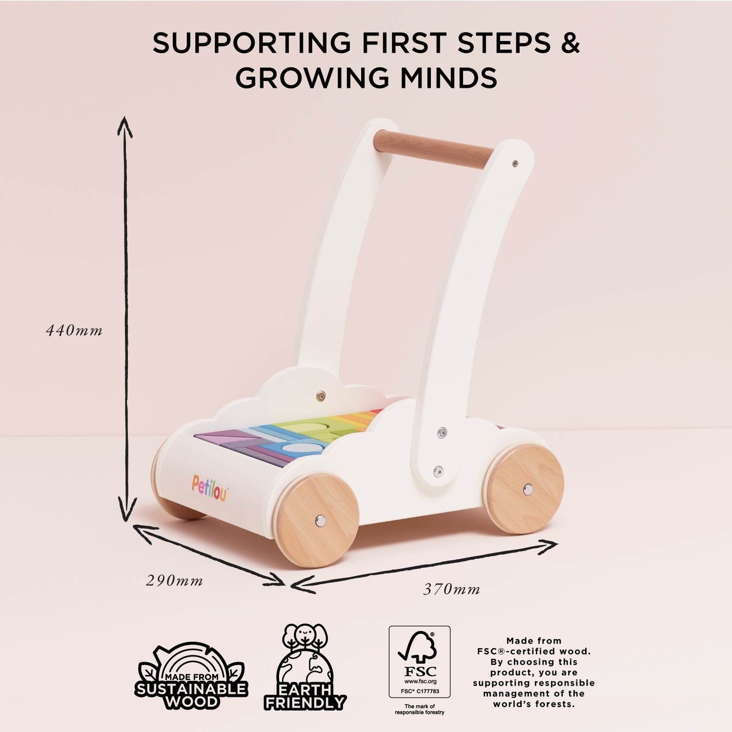 Rainbow Baby Walker & Puzzles - Toby Tiger UK
