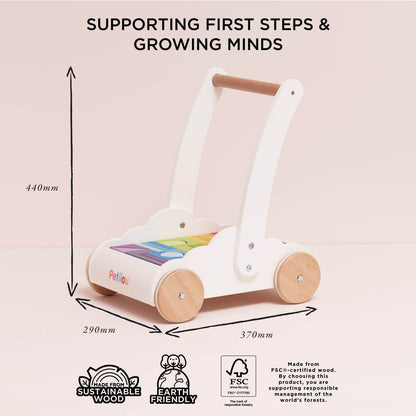 Rainbow Baby Walker & Puzzles - Toby Tiger UK