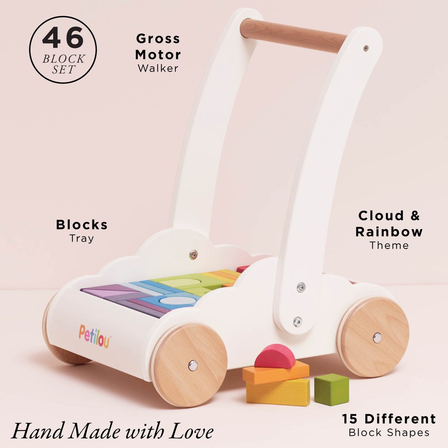 Rainbow Baby Walker & Puzzles - Toby Tiger UK
