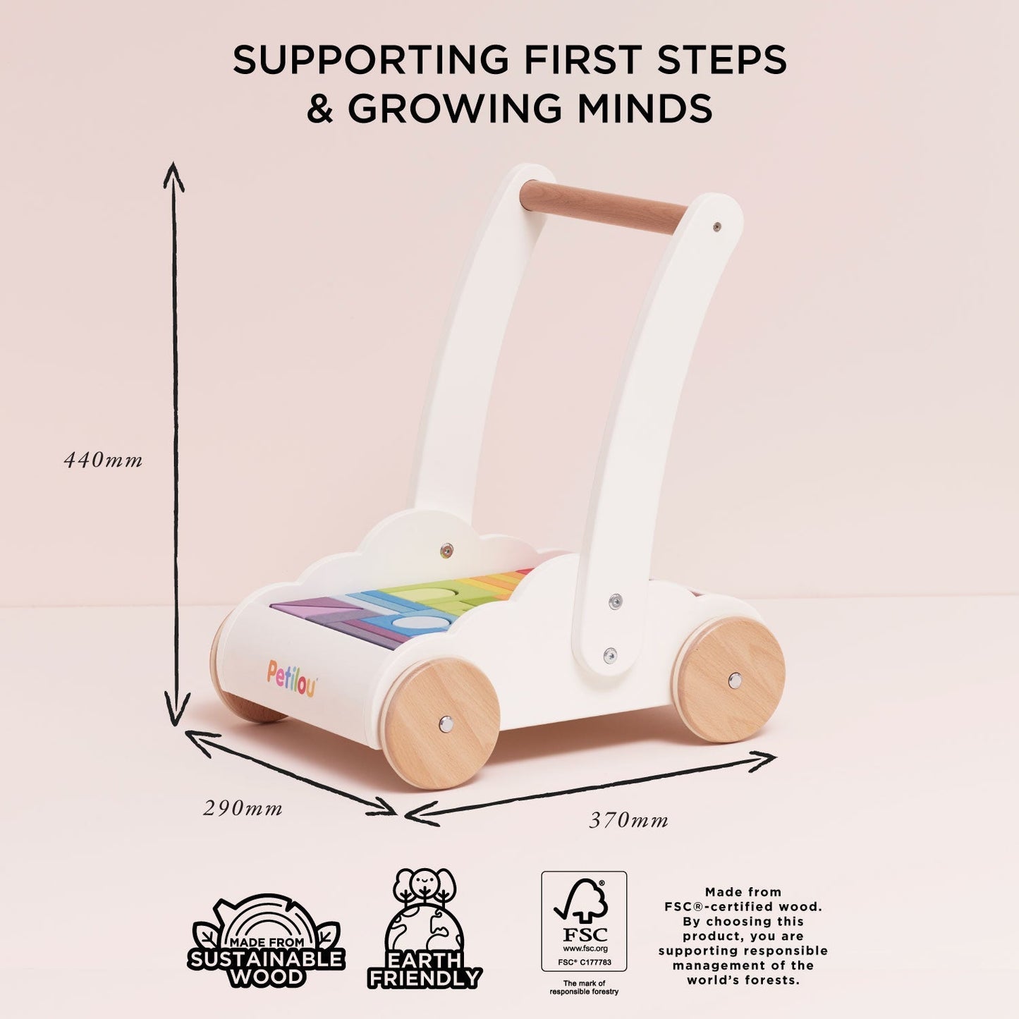 Rainbow Baby Walker & Puzzles - Toby Tiger UK