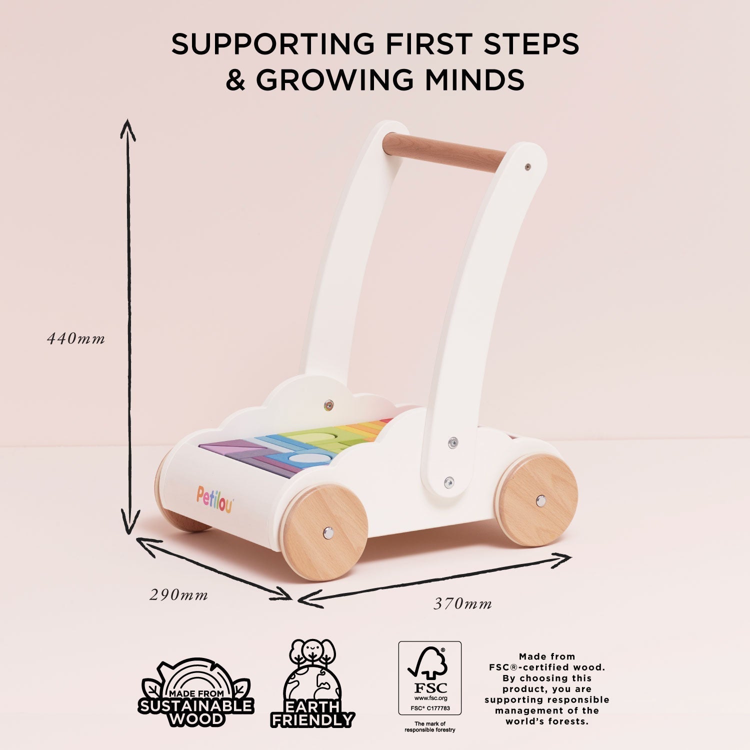 Rainbow Baby Walker & Puzzles - Toby Tiger UK