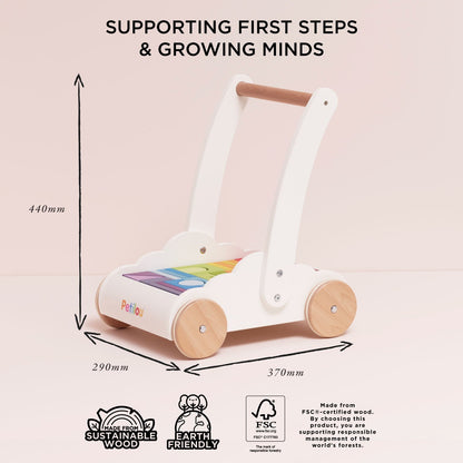 Rainbow Baby Walker & Puzzles - Toby Tiger UK