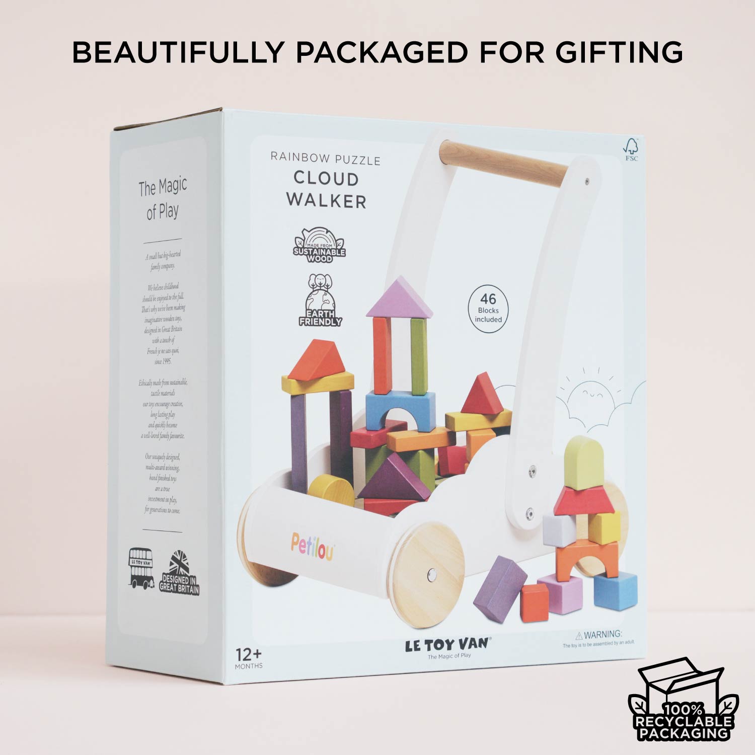Rainbow Baby Walker & Puzzles - Toby Tiger UK