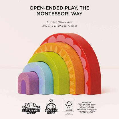 Rainbow Tunnel Toy - Toby Tiger UK