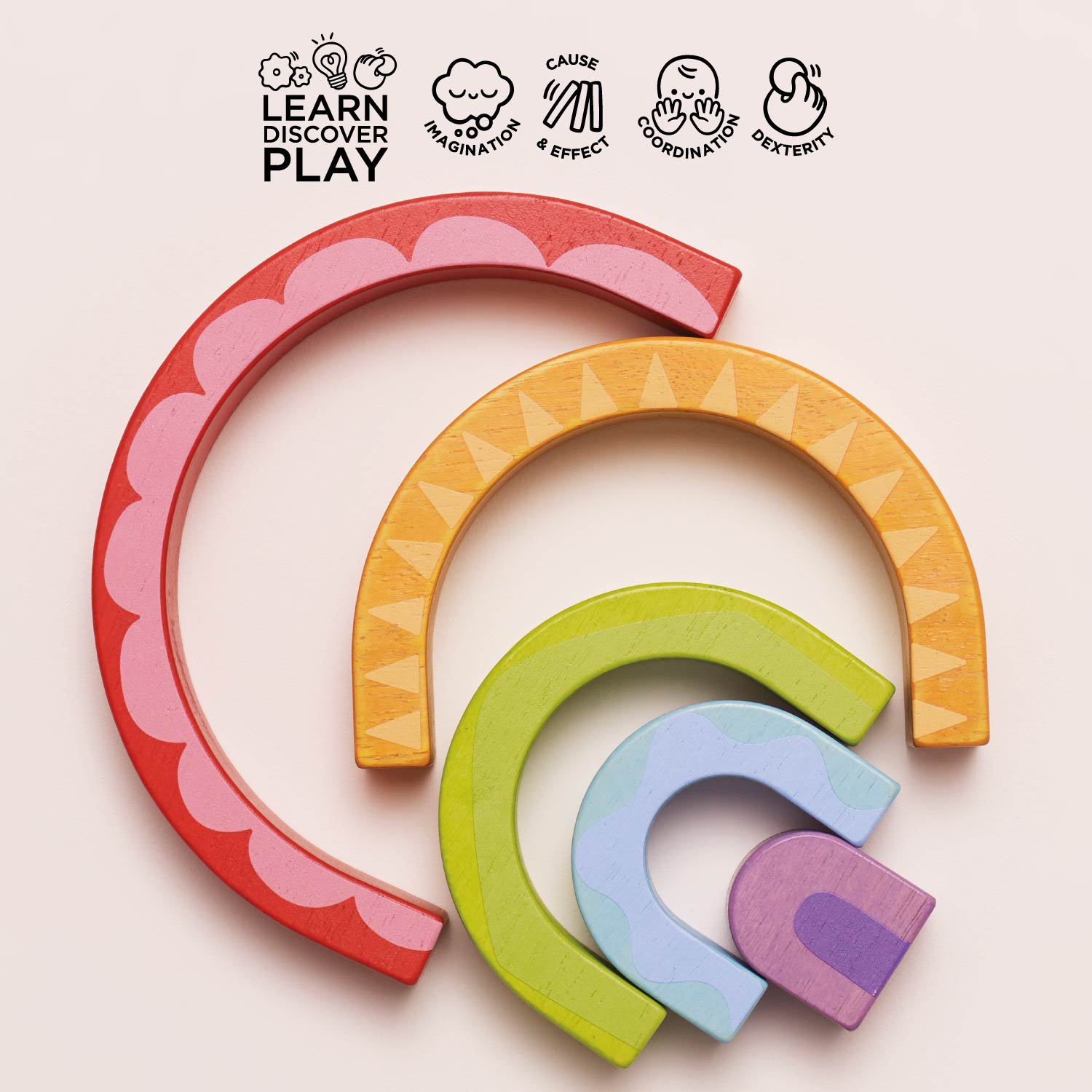Rainbow Tunnel Toy - Toby Tiger UK