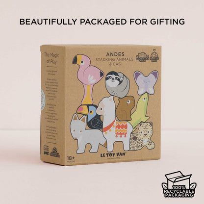 Andes Stacking Animals & Bag - Toby Tiger UK