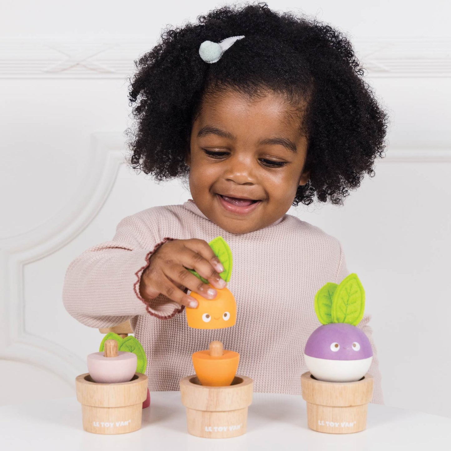 Stacking Wooden Veggies - Toby Tiger UK
