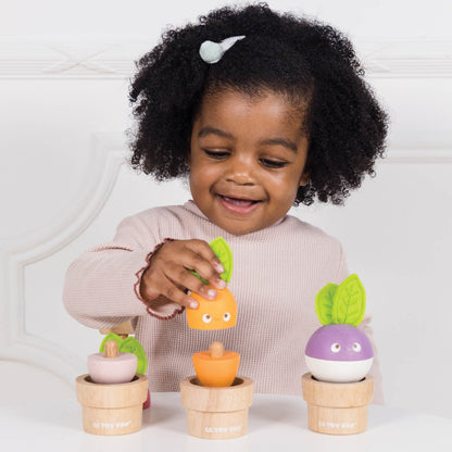 Stacking Wooden Veggies - Toby Tiger UK