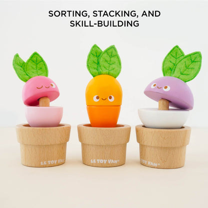 Stacking Wooden Veggies - Toby Tiger UK