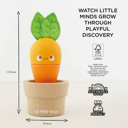 Stacking Wooden Veggies - Toby Tiger UK