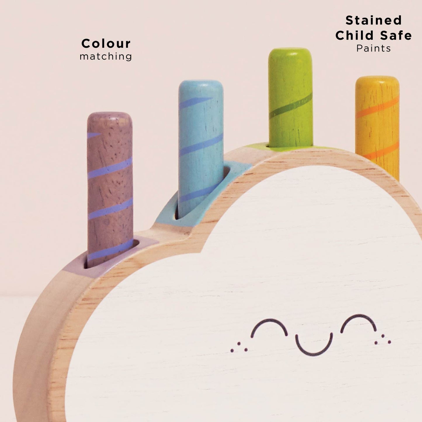 Rainbow Cloud Pop-up Toy - Toby Tiger UK