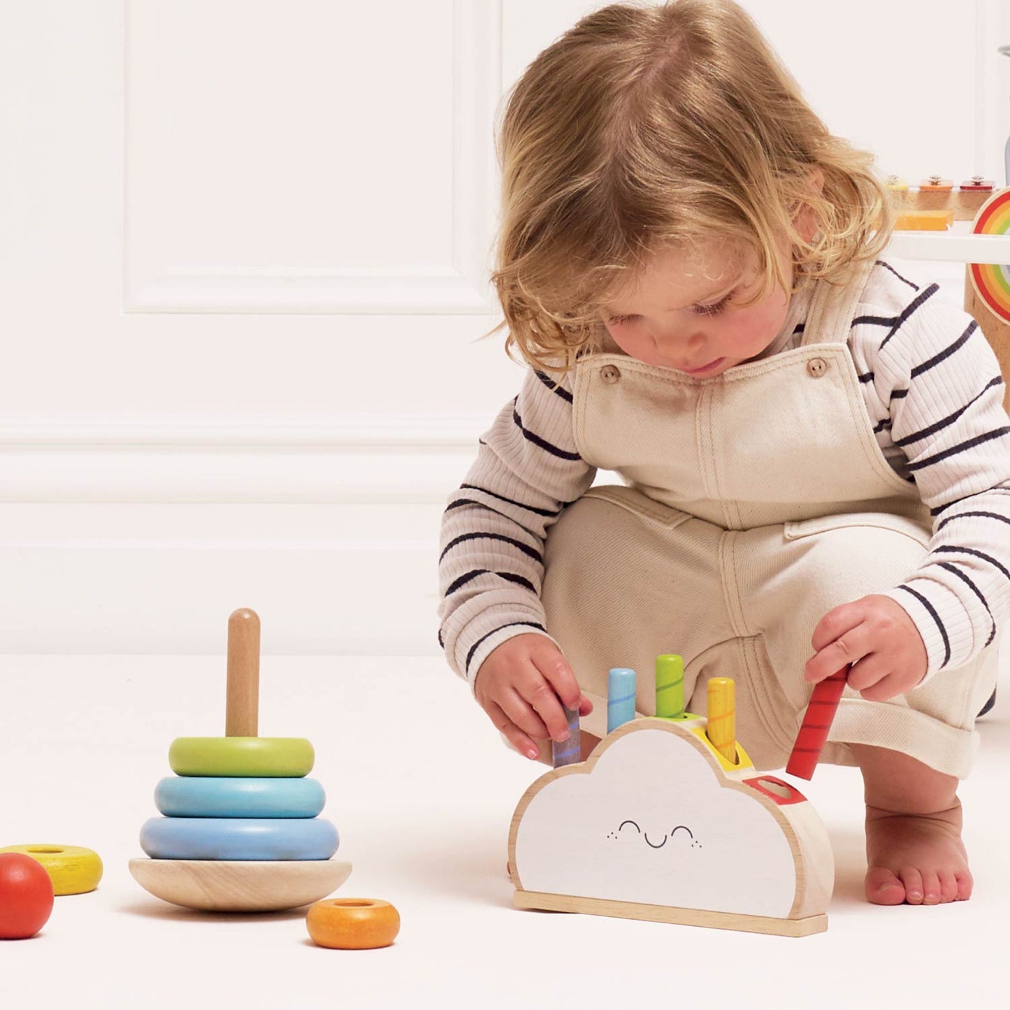Rainbow Cloud Pop-up Toy - Toby Tiger UK