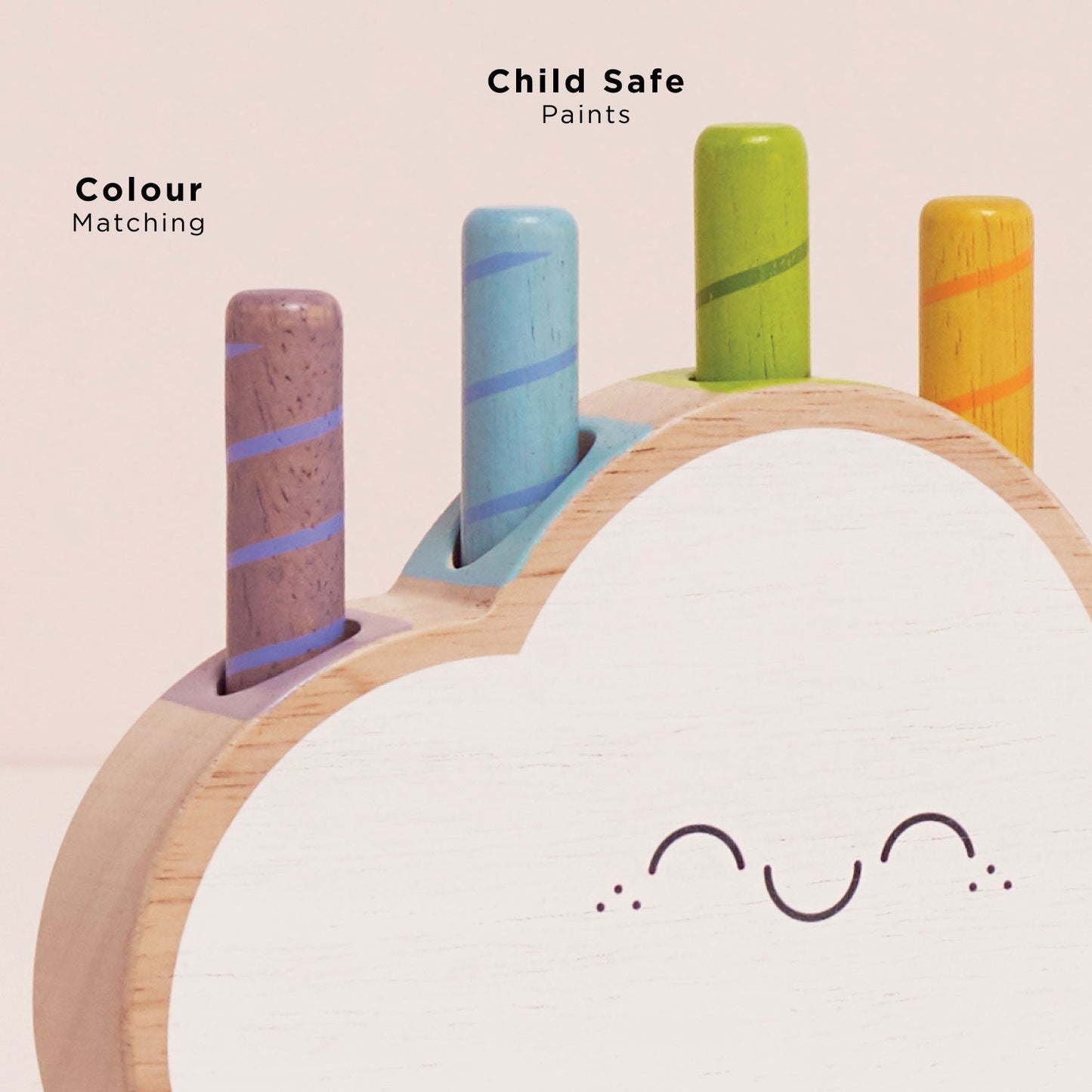 Rainbow Cloud Pop-up Toy - Toby Tiger UK