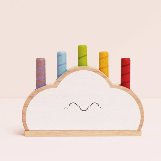 Rainbow Cloud Pop-up Toy - Toby Tiger UK