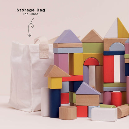 Colourful Building Blocks - Toby Tiger