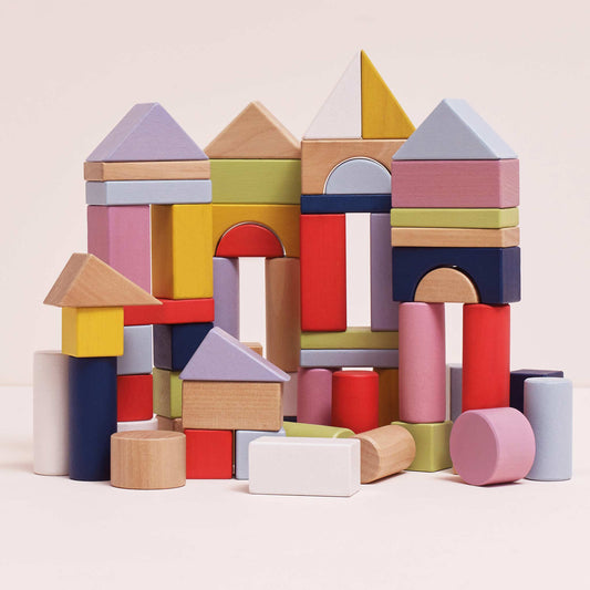 Colourful Building Blocks - Toby Tiger