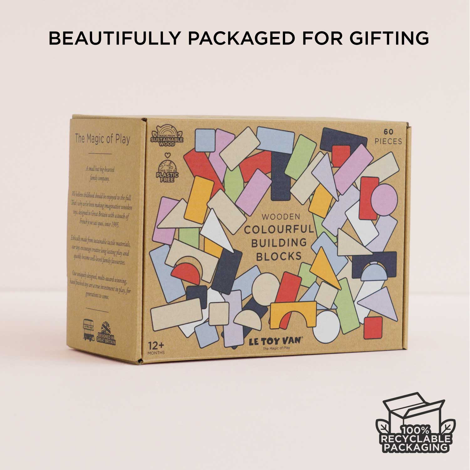 Colourful Building Blocks - Toby Tiger