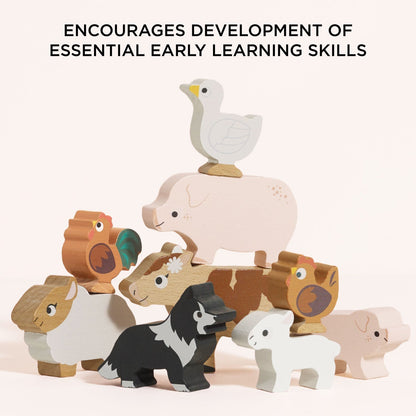 Farmyard Stacking Animals & Bag - Toby Tiger UK