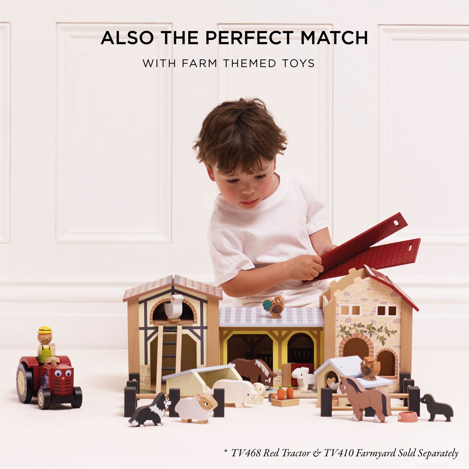 Farmyard Stacking Animals & Bag - Toby Tiger UK