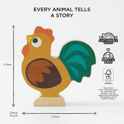 Farmyard Stacking Animals & Bag - Toby Tiger UK