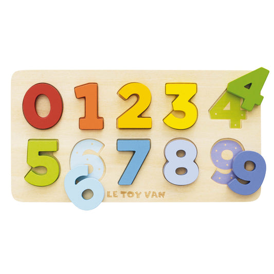 Counting Wooden Numbers Shape Sorter - Toby Tiger UK
