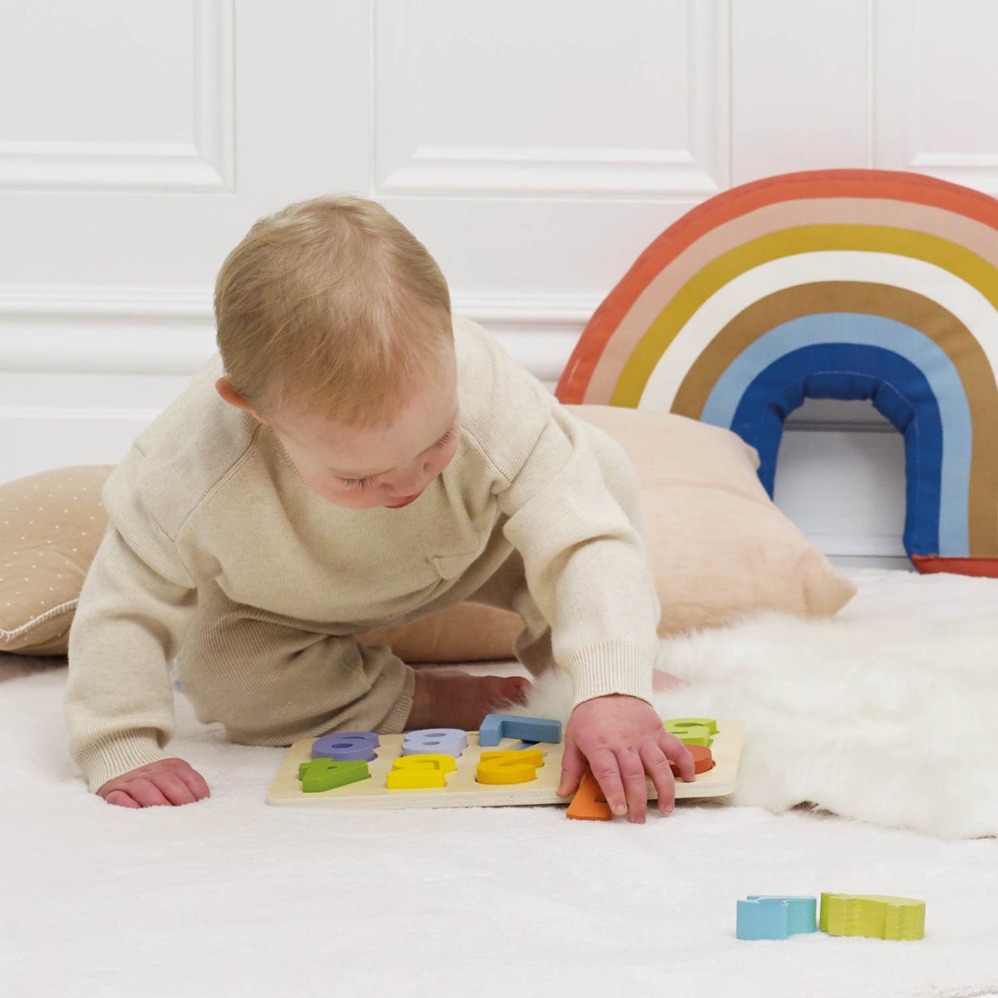 Counting Wooden Numbers Shape Sorter - Toby Tiger UK