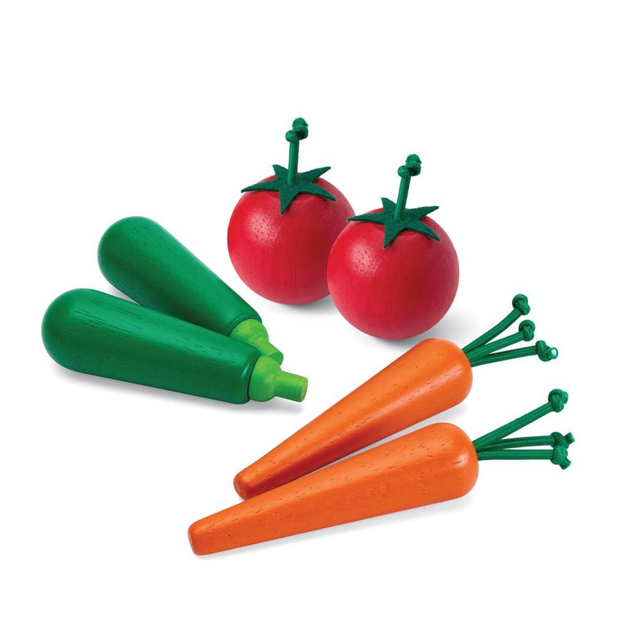 Fresh Produce Set B (Carrot, Courgettes & Tomatoes) - Toby Tiger
