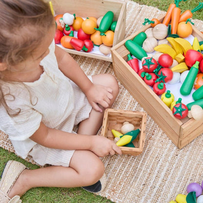 Fresh Produce Set E (Cucumbers, Onions & Pumpkins) - Toby Tiger