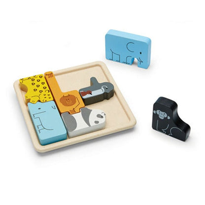 PlanToys Animal Puzzle Game - Toby Tiger